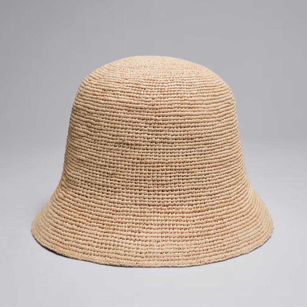 & Other Stories Woven Straw Bucket Hat
